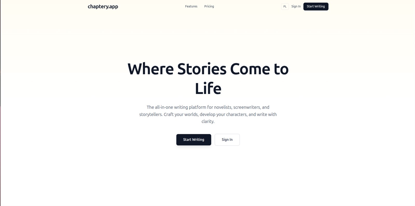 chaptery.app — zrzut 5